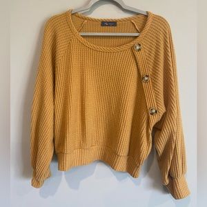 Mustard yellow waffle seawater